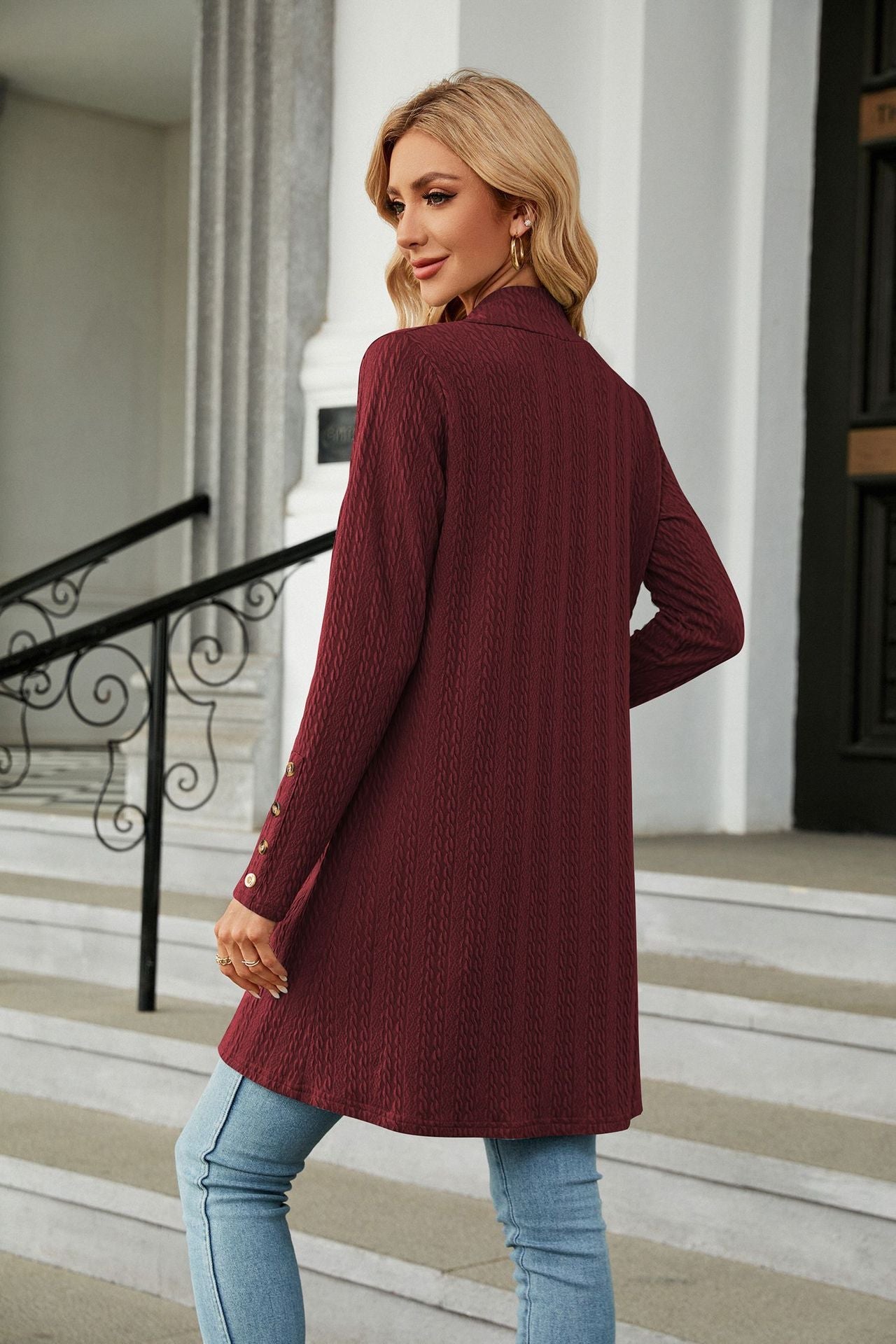 Casual Women Long Sleeves Knitted Cardigans