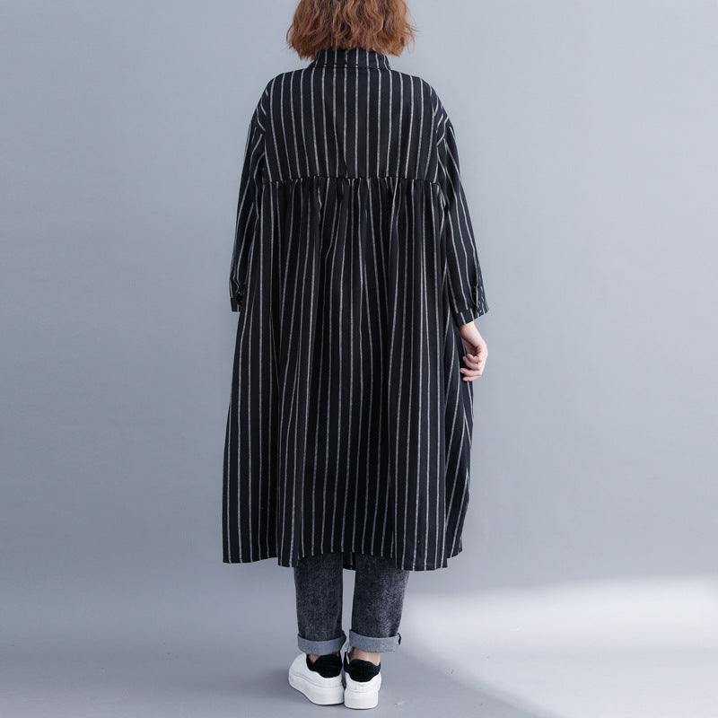 Fashion Linen Plu Ssizes Fall Shirts Coats-Coats & Jackets-Free Shipping at meselling99