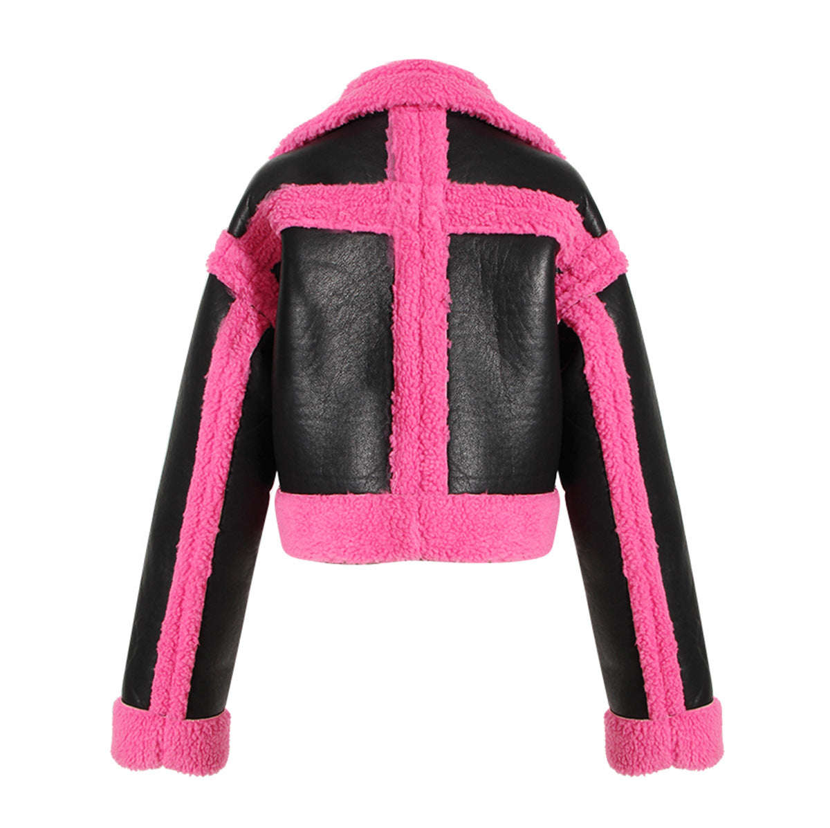 Designed Motorcycle Artificial Fur Jackets