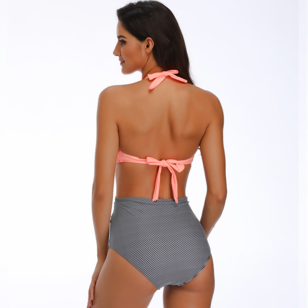 Sexy Halter One Piece Women's Swimsuits