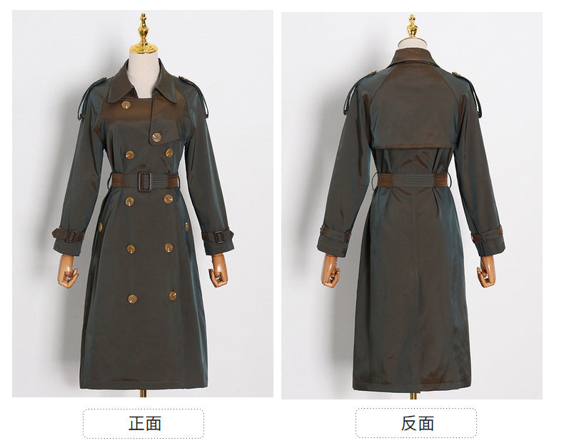 Classy Designed Long Trenchcoat for Women