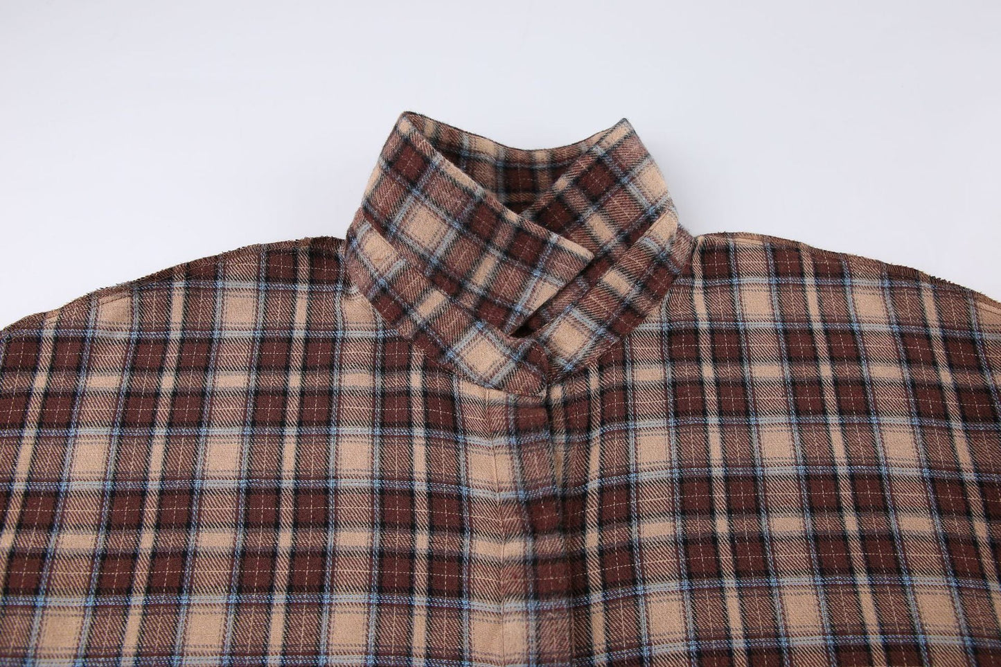 Designed Vintage Long Sleeves Plaid Shirts