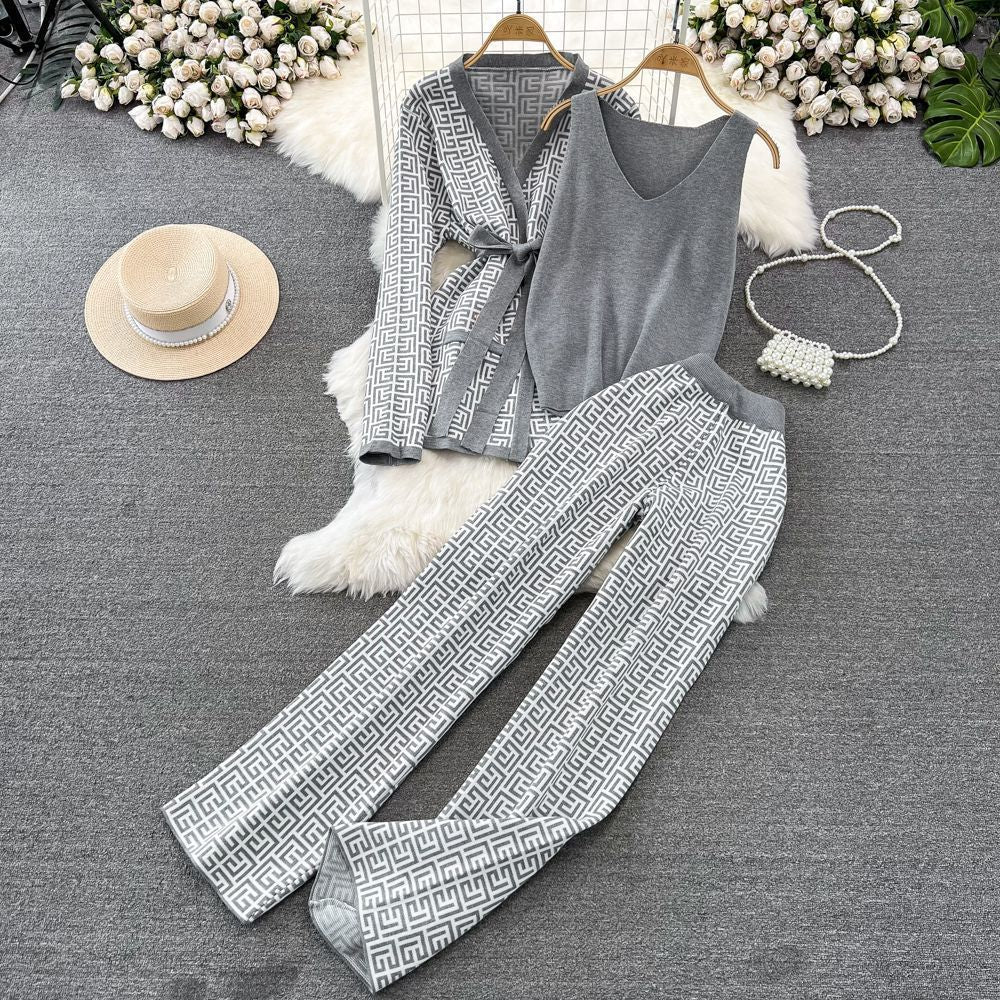 Casual Women 3pcs Outfit Suits