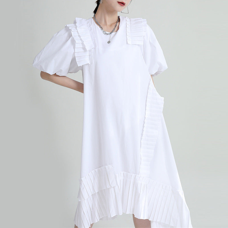 Elegant Irregular Girls Summer Long Dresses-Dresses-Free Shipping at meselling99