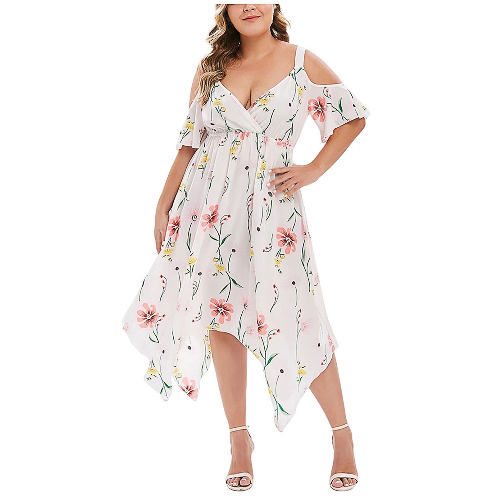 Summer Chiffon Women Plus Sizes Dresses-Dresses-Free Shipping at meselling99