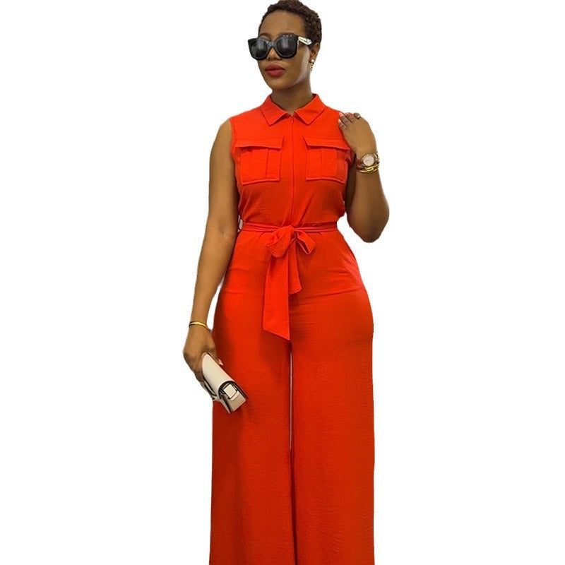 Casual Summer Women Sleeveless Jumpsuits