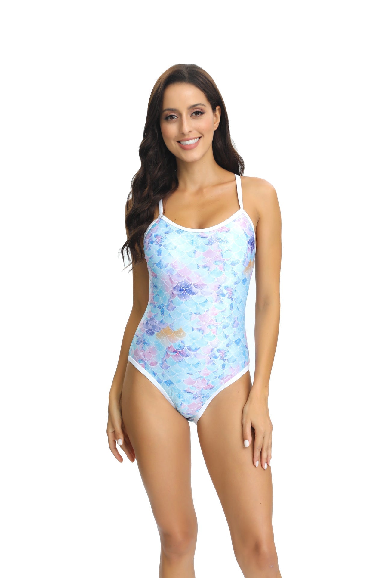 Adjustable Back High-Cut Swim Briefs