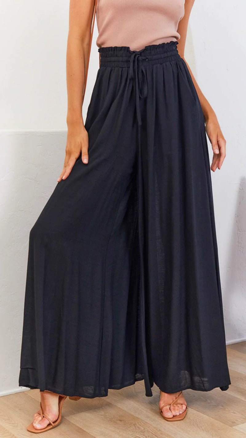 Women's High-Waisted Wide-Leg Palazzo Pants