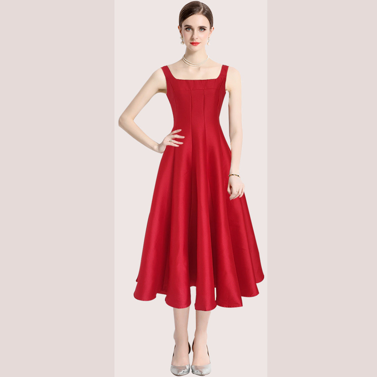 Vintage Simple Ball Evening Party Dresses