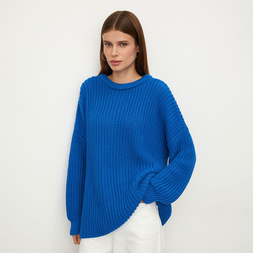 Lantern Sleeve Pullover Sweater
