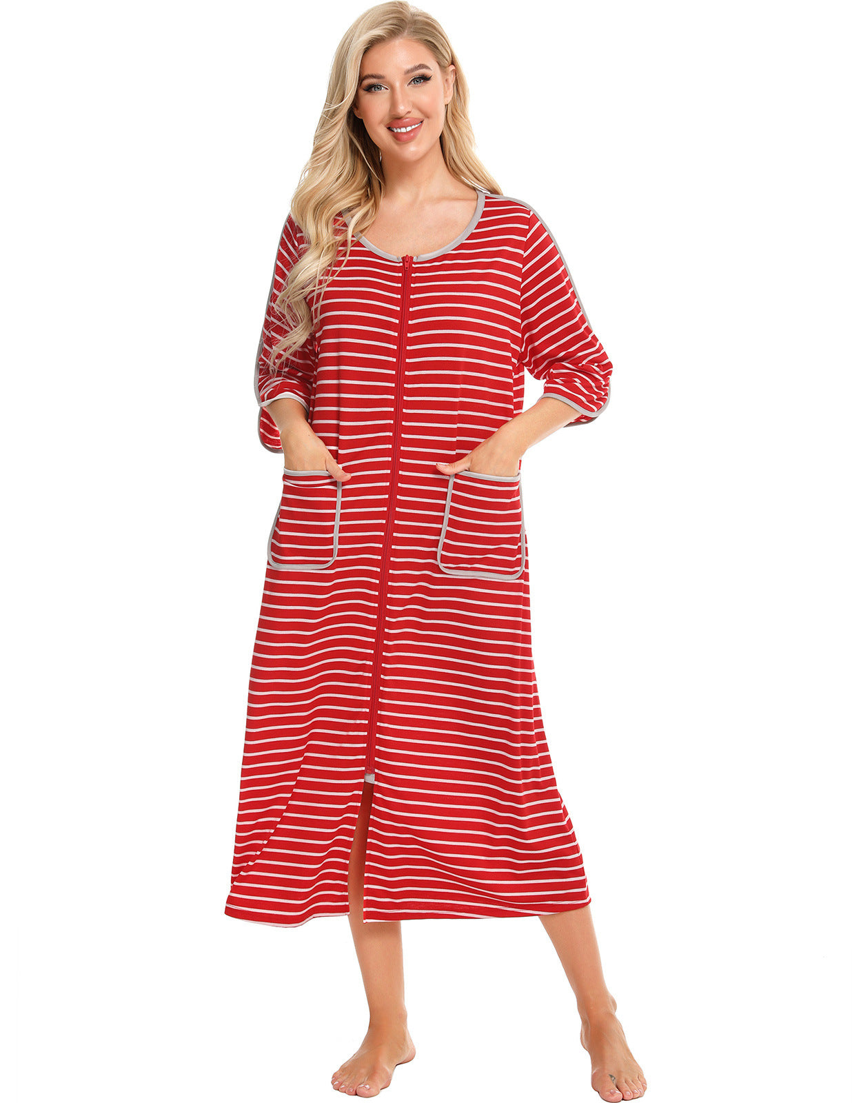 Casual Comfortable Plus Sizes Long Nightgown