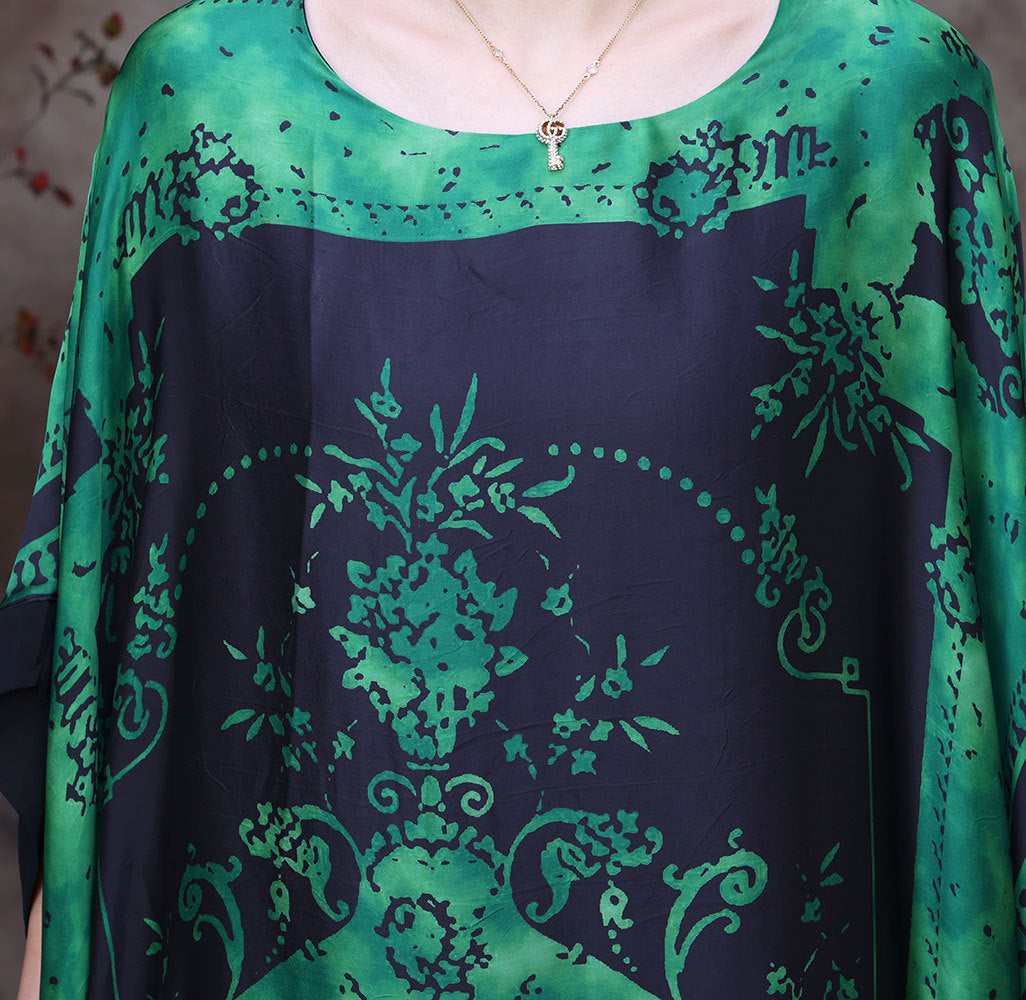 Vintage Print Summer Irregular Long Romper Dresses-Dresses-Free Shipping at meselling99