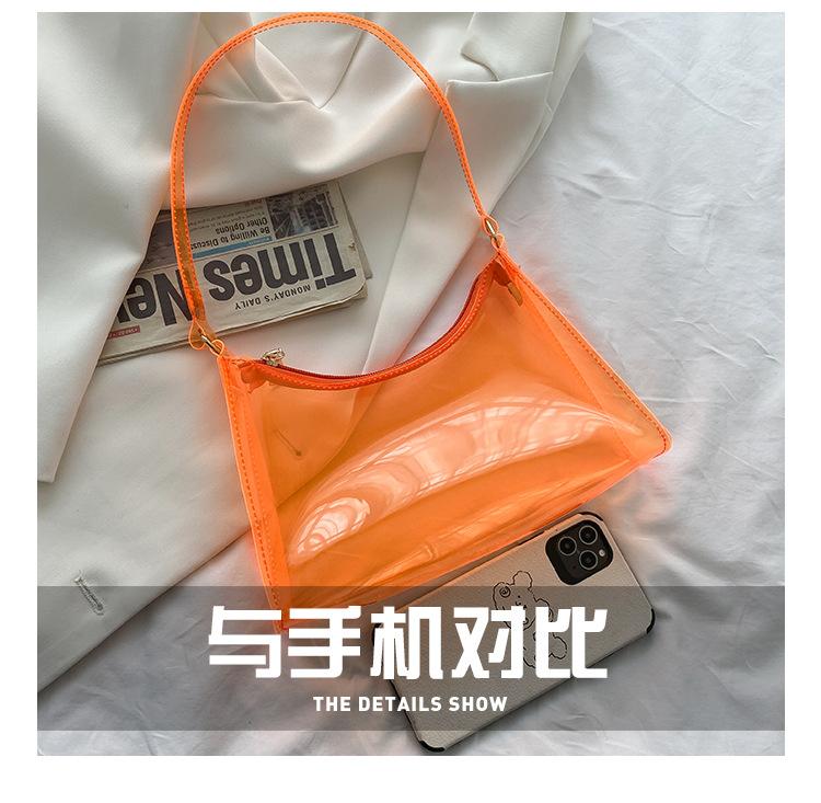 Fashion Summer Trasparent Jelly Handbags-STYLEGOING