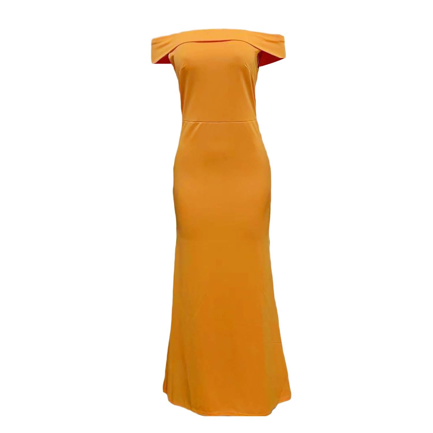 Off The Sholuder Plus Sizes Long Party Dresses for Women-Dresses-Free Shipping at meselling99