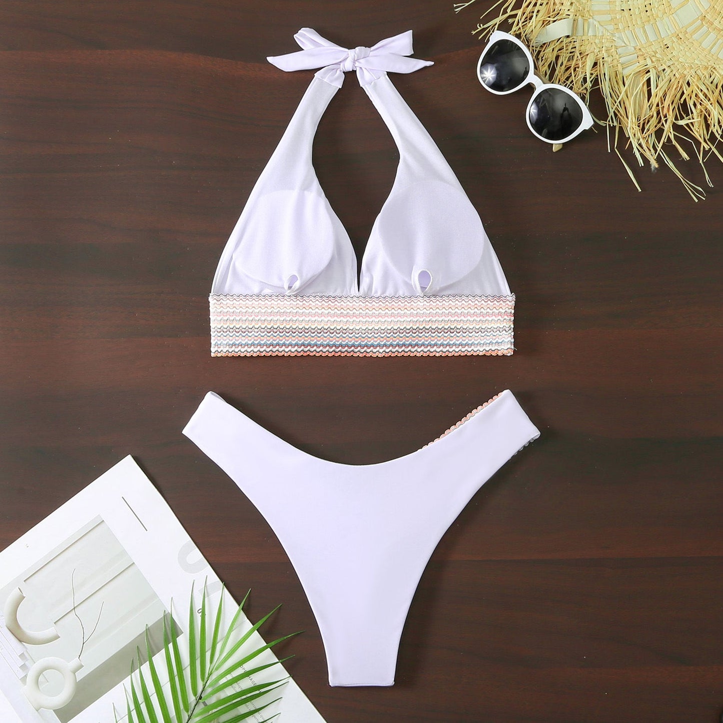 Sexy Halter Neckline Bikini Swimsuits