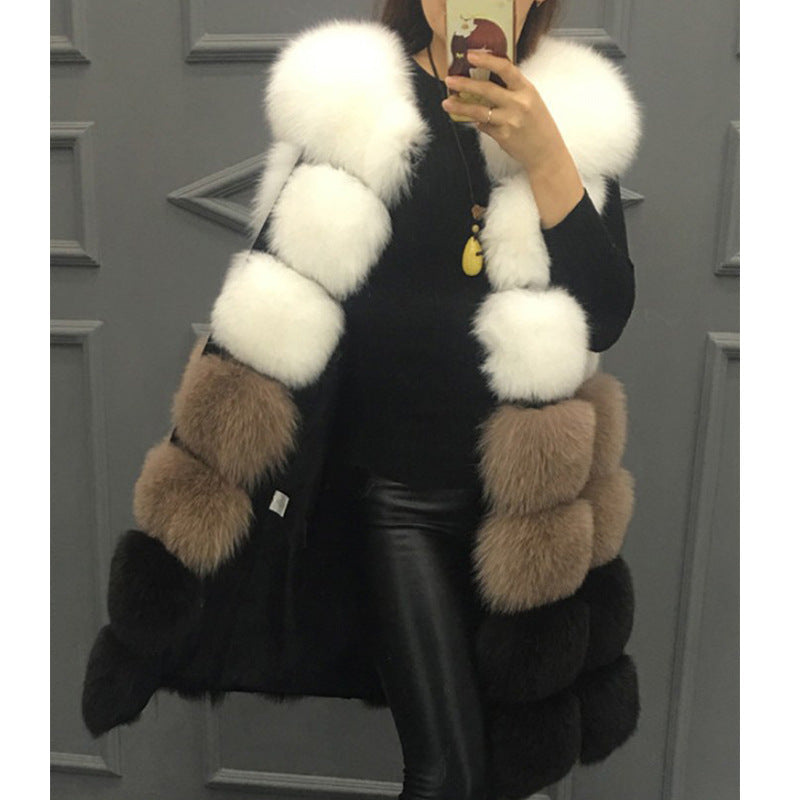 Fashion Faux Fur Winter Long Vest