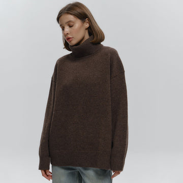 Women's Oversized turtleneck Sweater