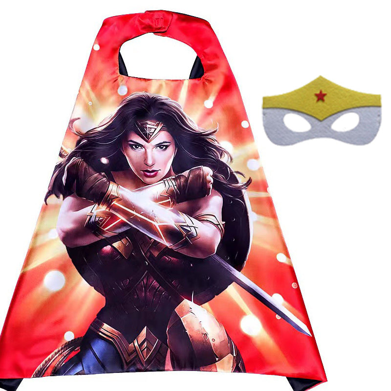 Kids Halloween Superhero Cape Costume