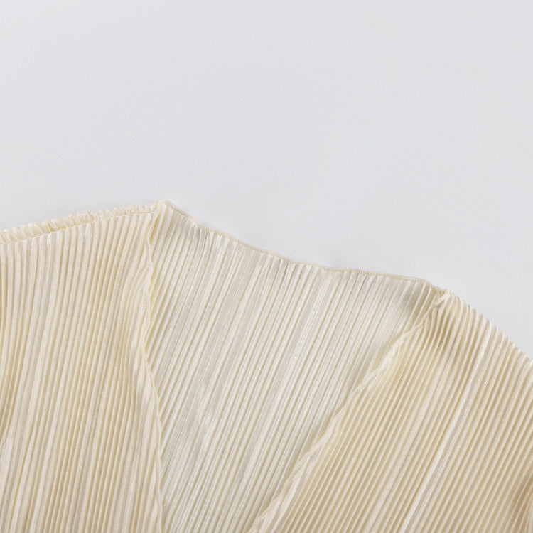 Summer Sexy Crop Top with Flared Sleeves Blouses