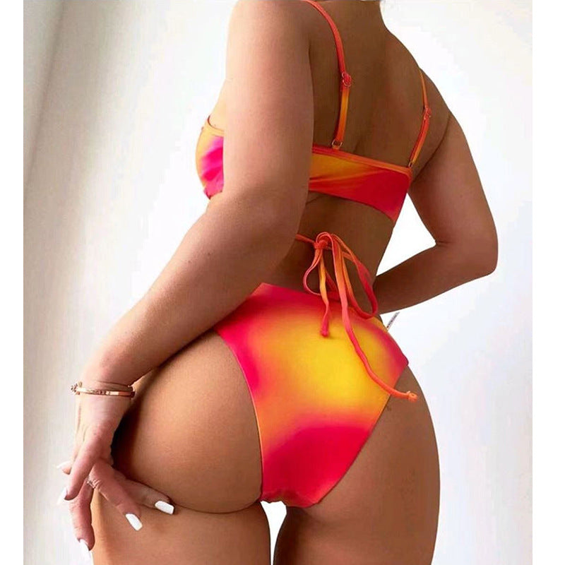 Sexy Summer Print Bikini Set for Women