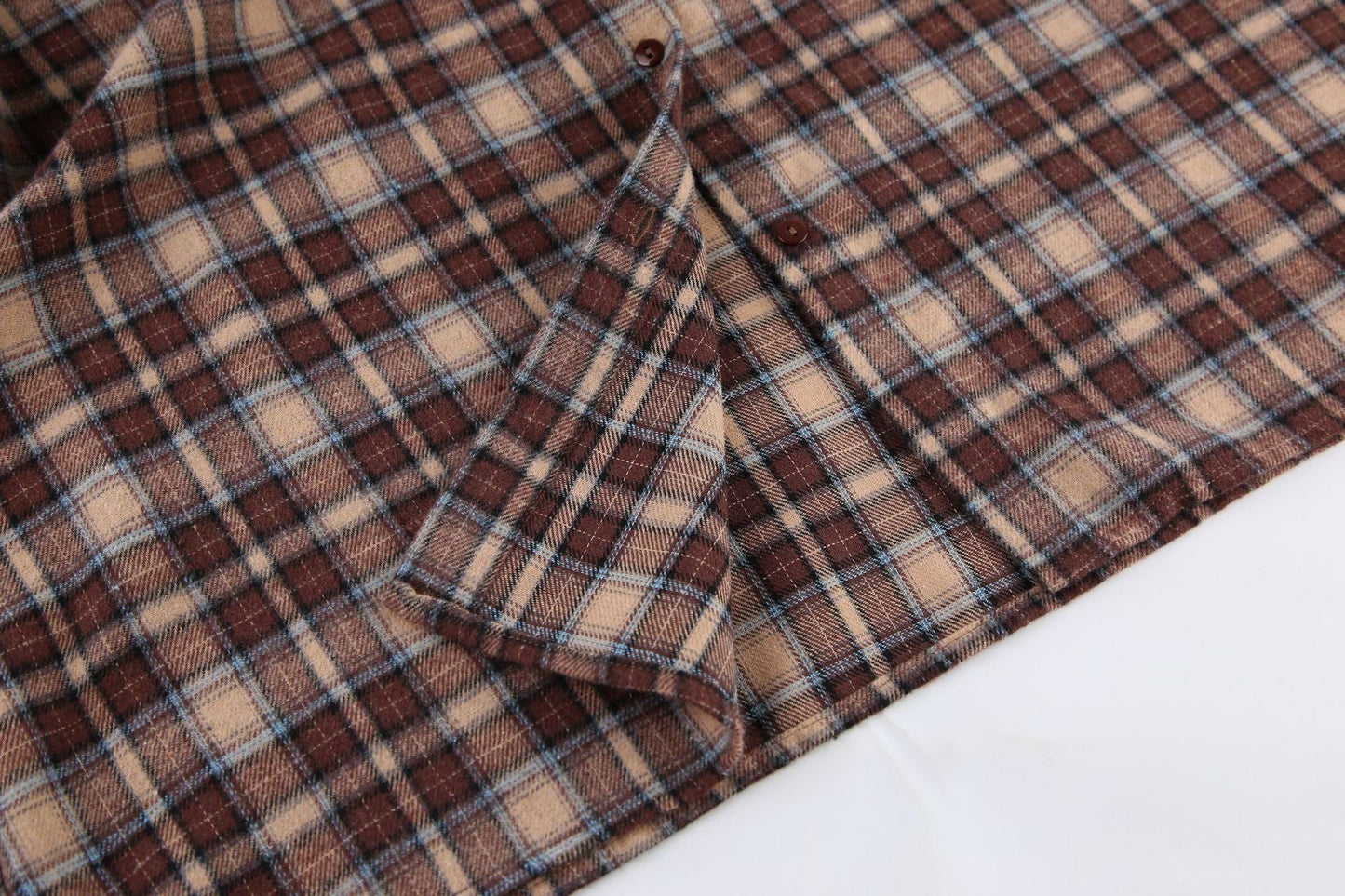 Designed Vintage Long Sleeves Plaid Shirts