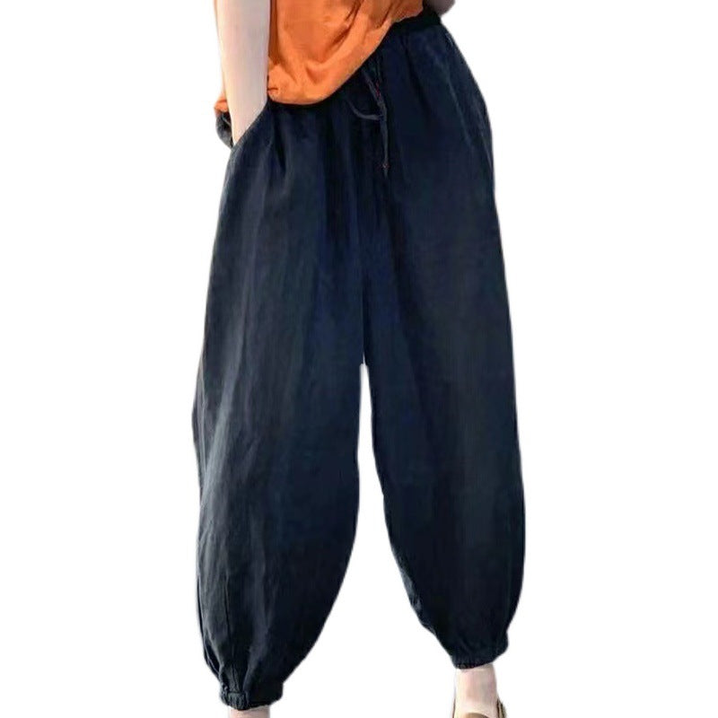 Women's Linen-Cotton Casual Pants