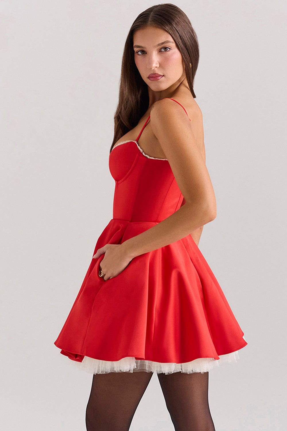 Elegant Off-Shoulder Backless Princess Ball Gown Dress