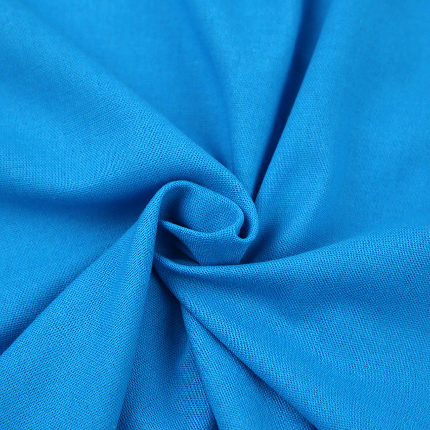 Summer Cotton Linen Halter Midriff Baring One Piece Suits