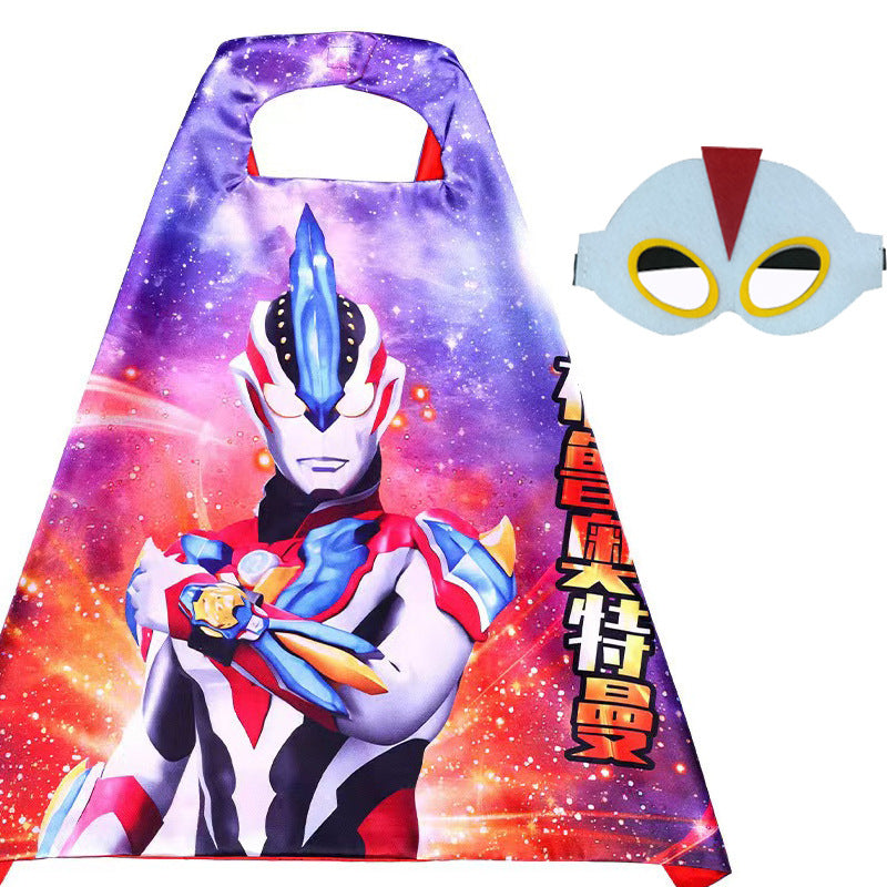 Kids Halloween Superhero Cape Costume