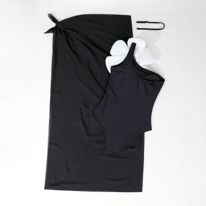 Women's 3D Floral Bikini Set – Sexy High-Cut Bathing Suit for Beach, Pool & Vacation