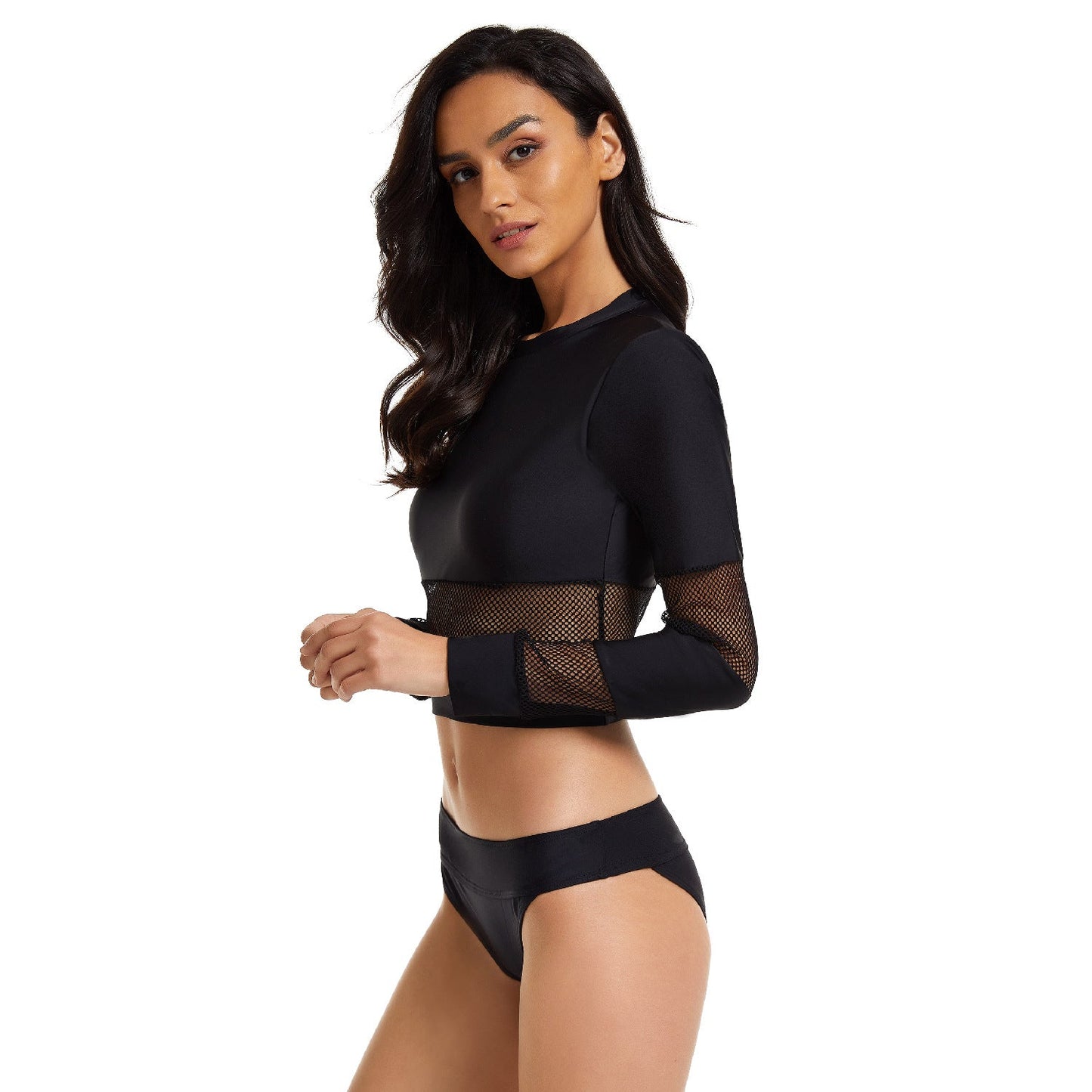 Sexy Black Diving Swimwear for Women