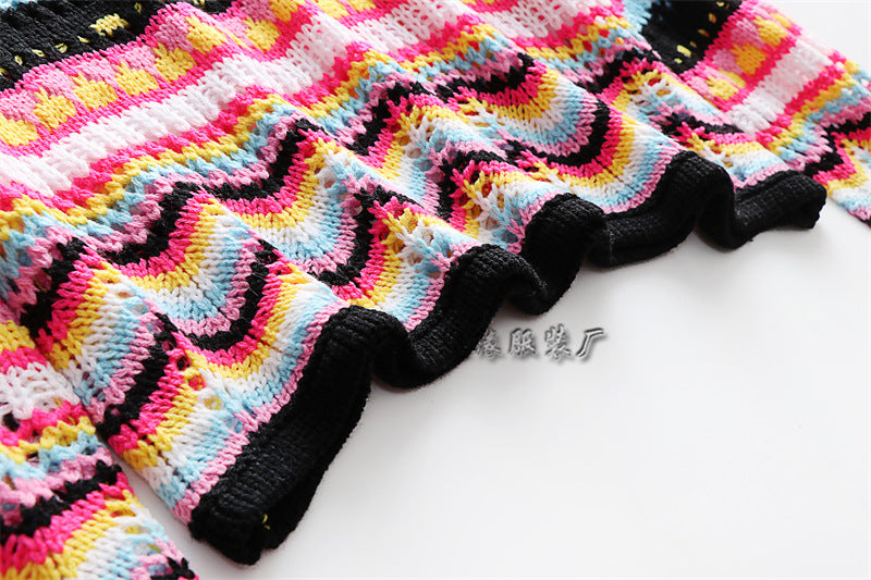 Casual Bohemian Striped Knitted Sweaters