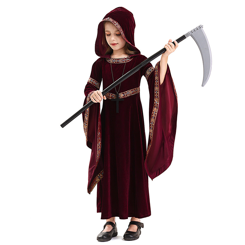 Kids' Halloween Costume - Grim Reaper Hooded Robe