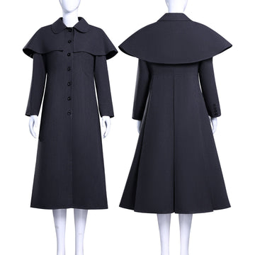 Wednesday Addams Cosplay Coat