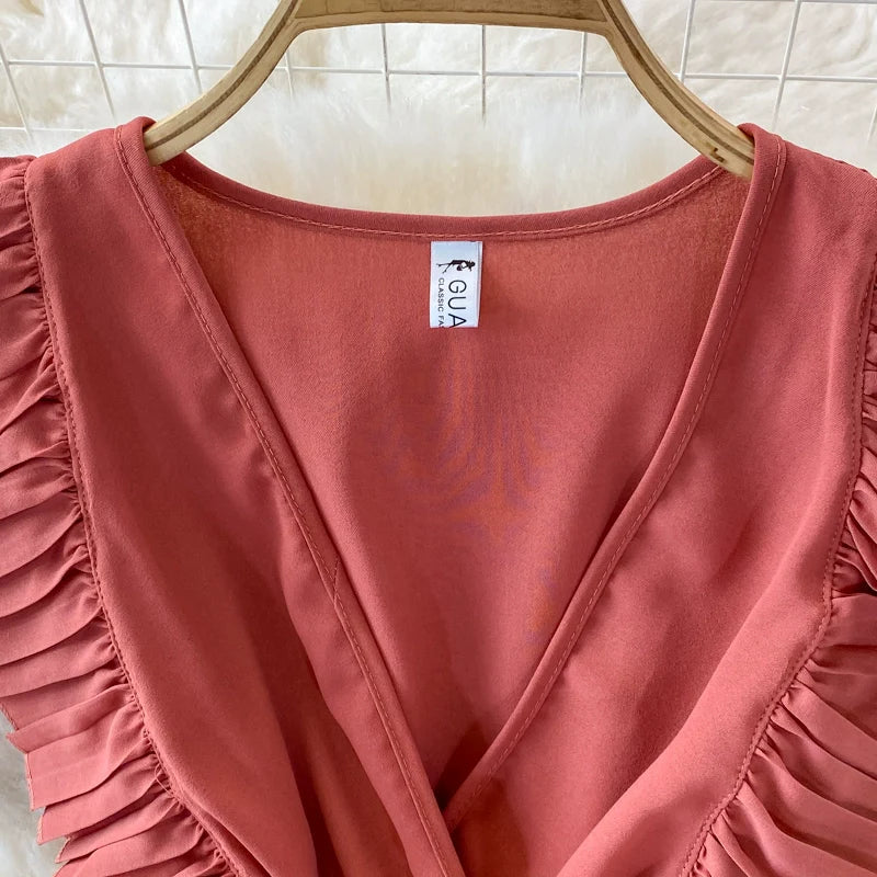 Elegant V Neck Women Long Dresses