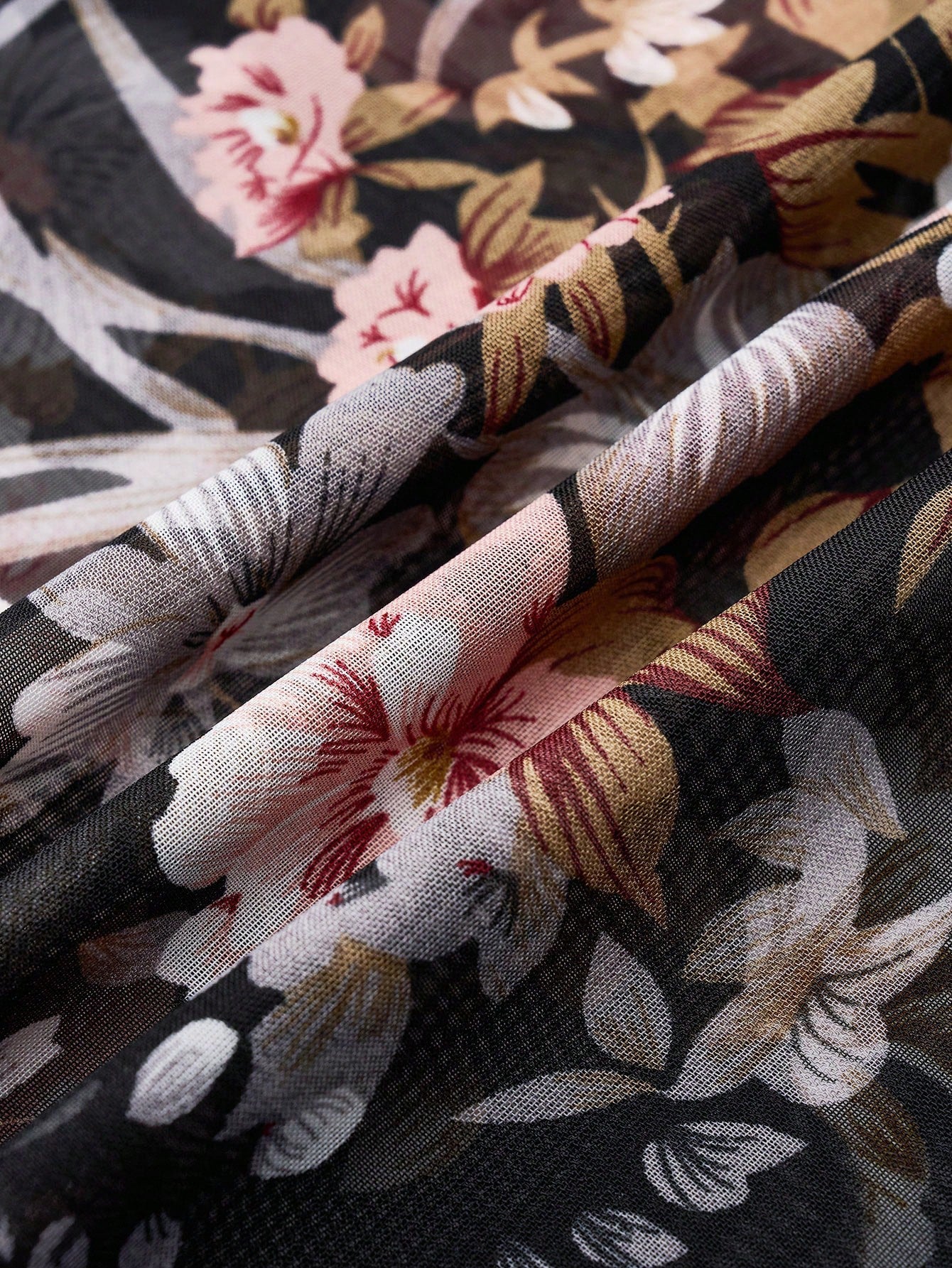 Women's Sheer See-Through Chiffon Blouse