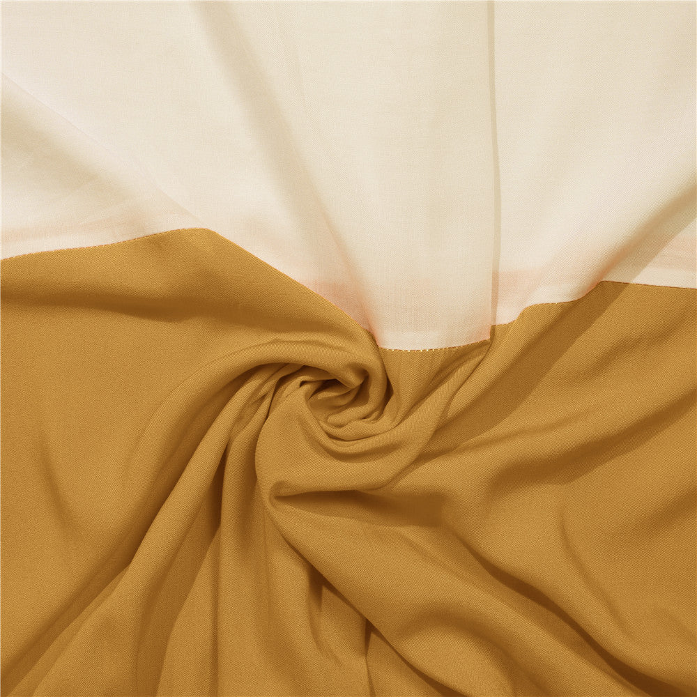 Summer Color Block Loose Fit Short Dress