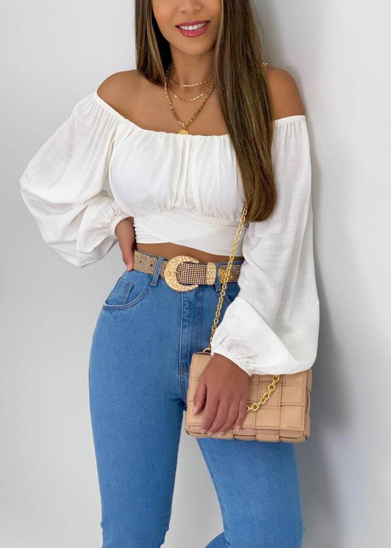Sexy Off The Shoulder Summer Short Blouses Shirts