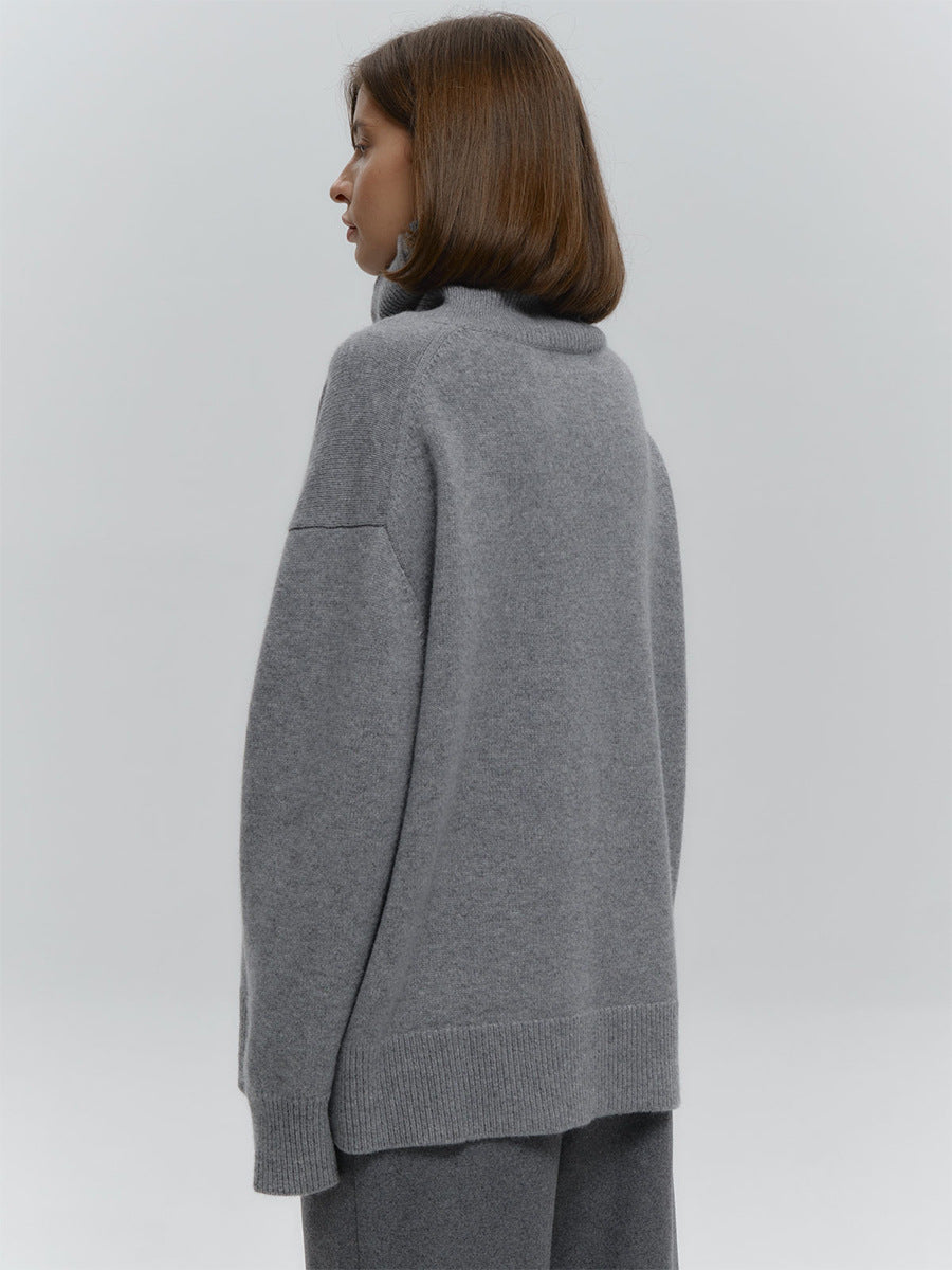 Women's Oversized turtleneck Sweater