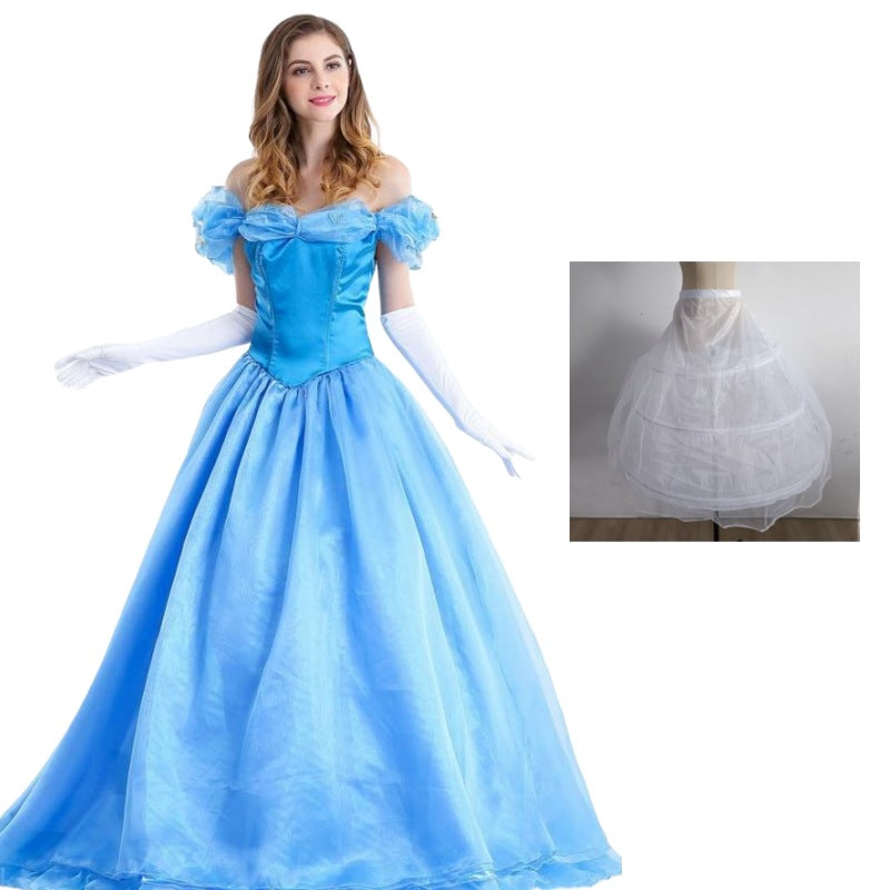 Halloween Costume Cosplay: Multiple Styles Snow White Princess Dress