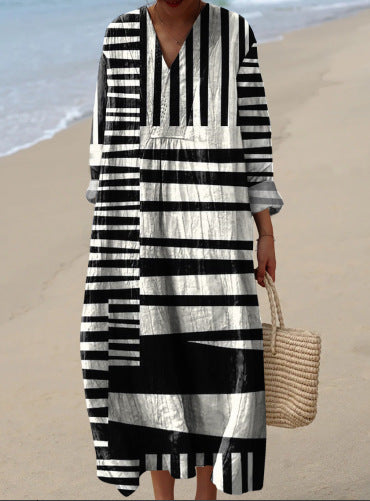 Women's Long Sleeve Shirt Dress