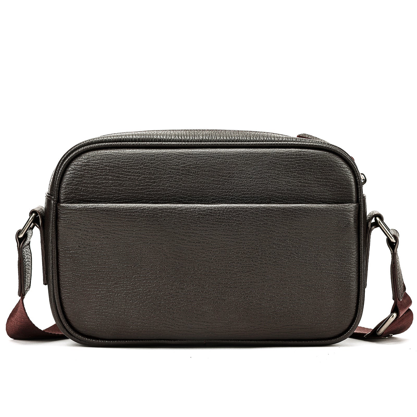 Genuine Leather Men's Crossbody Bag  Luxury Cowhide Fashion Bag