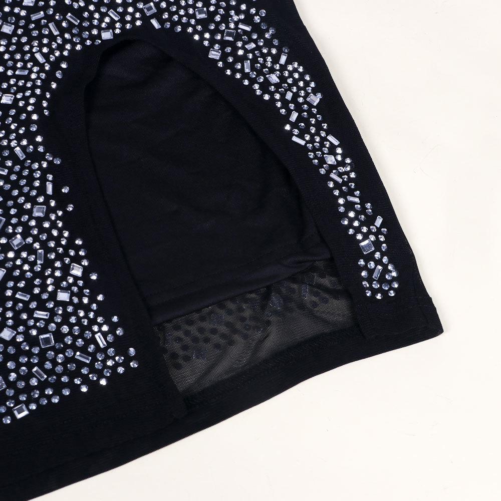 Sexy Deep V Neck Diamond Party Dresses-Dresses-Free Shipping at meselling99