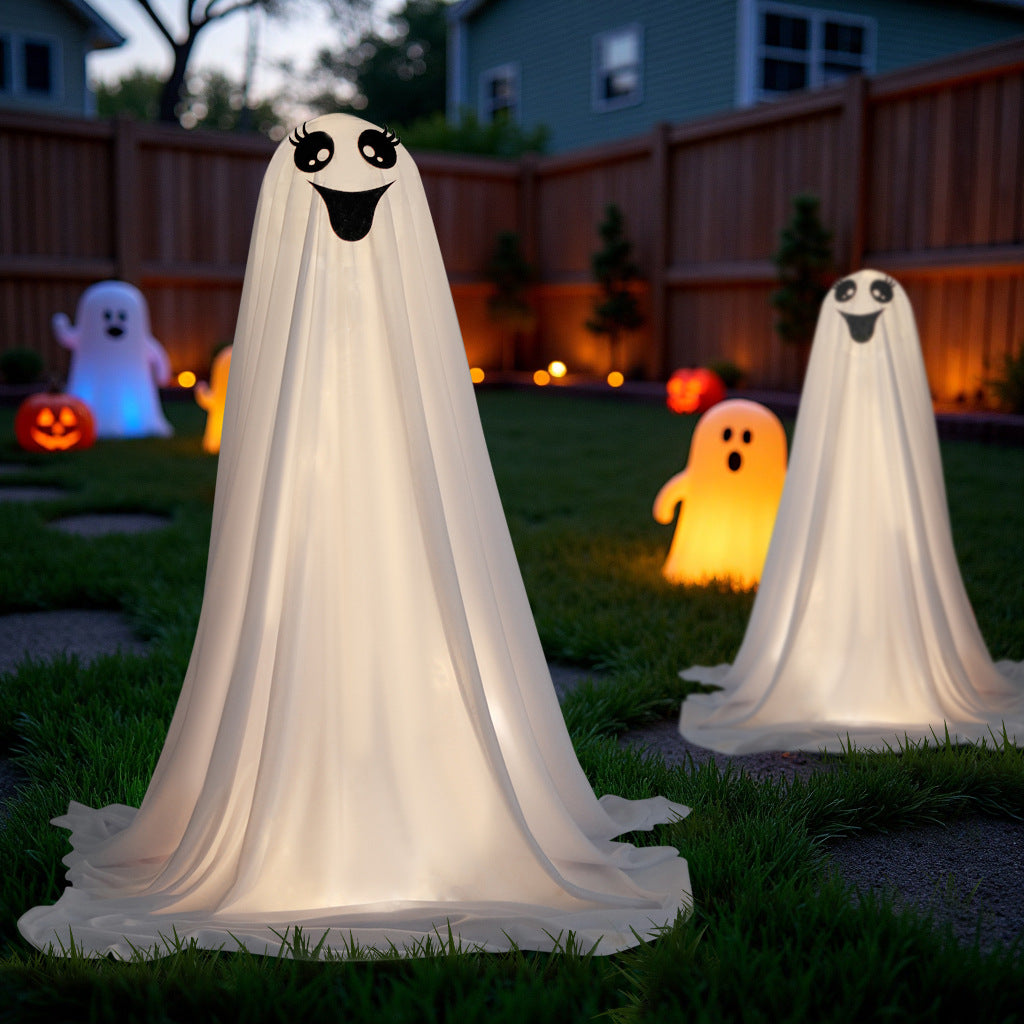 Glowing Ghost Decor - Halloween Porch & Yard Prop