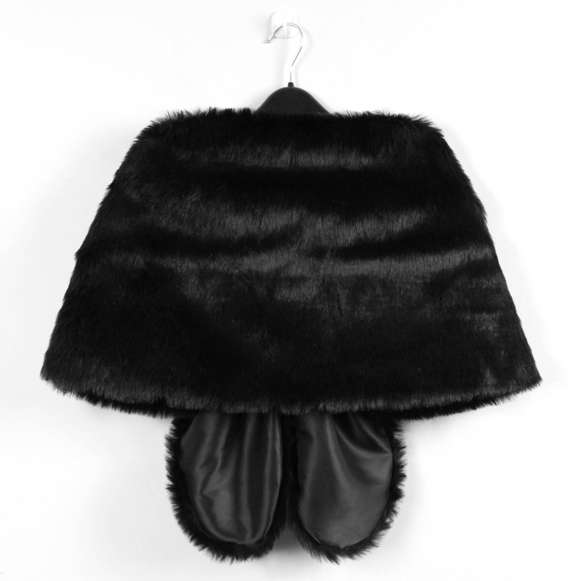 Fashionable Faux Fur Shawl