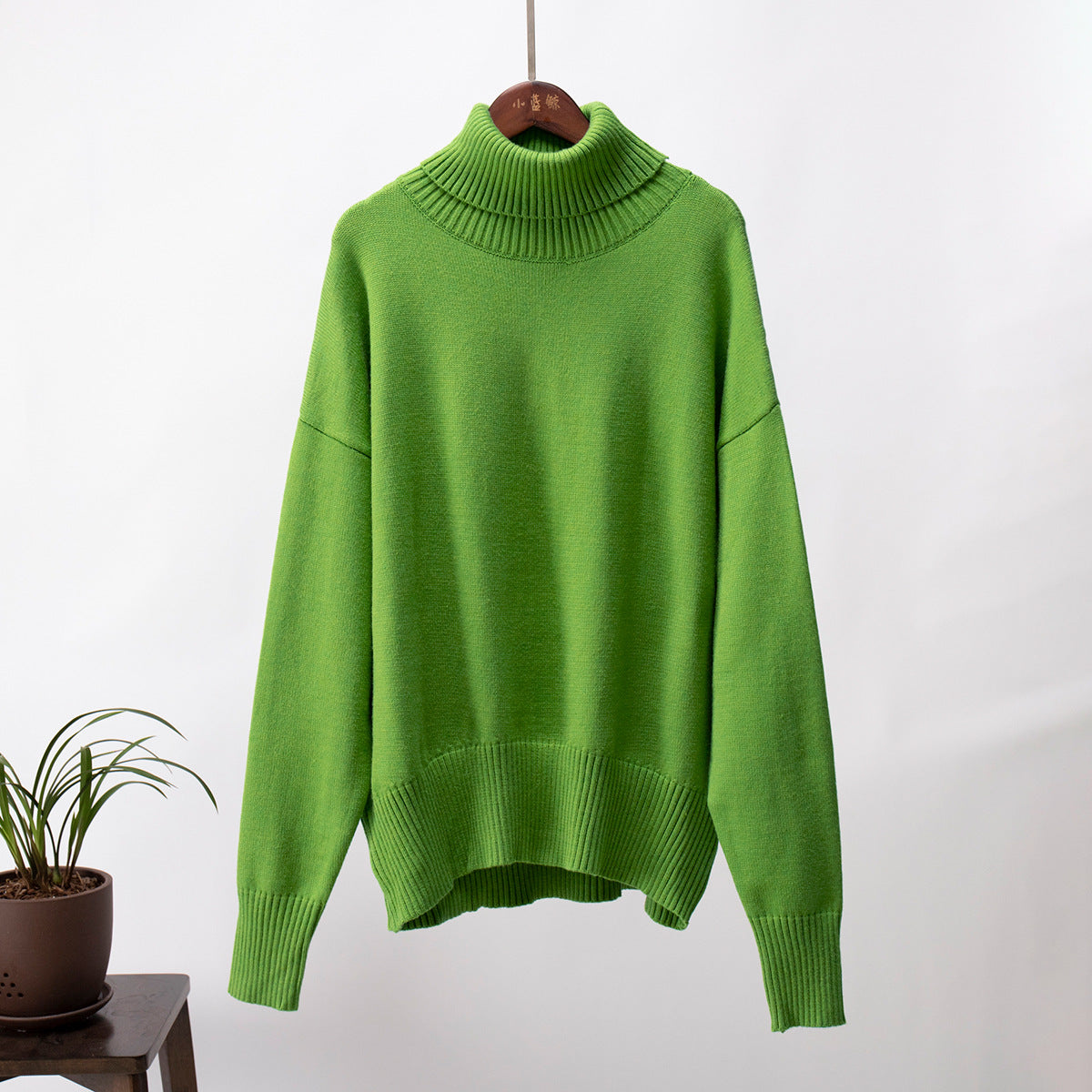 Classical High Neck Knitted Pullover Sweaters