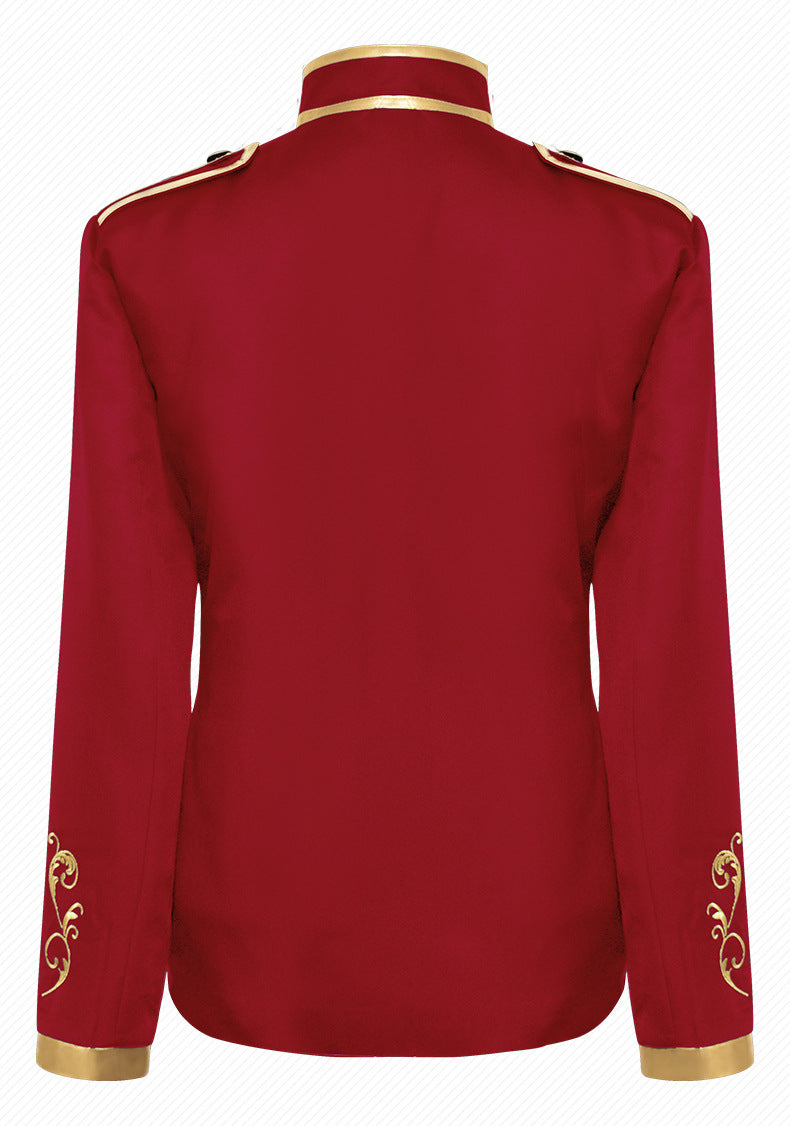 Medieval Court Style Embroidered Blazer for Men
