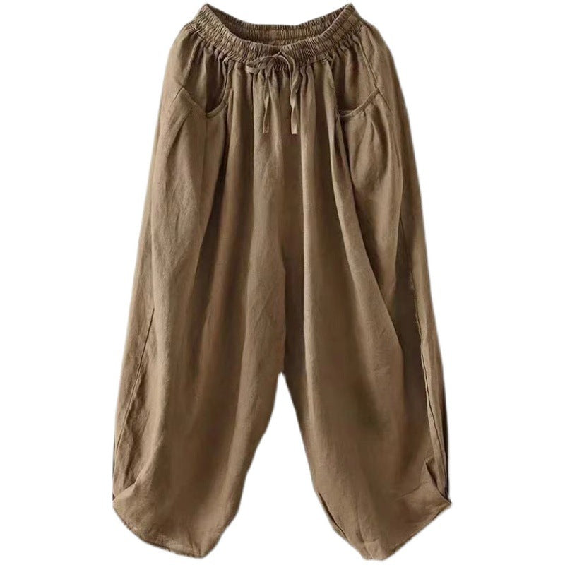 Women's Summer Vintage Linen Pants