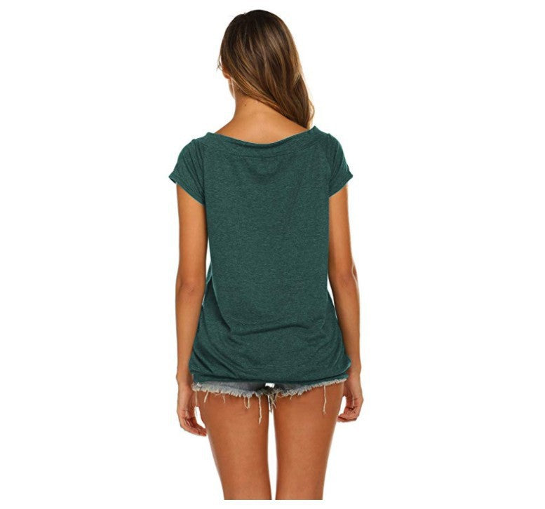 Women's Off-Shoulder Long Sleeve T-Shirt