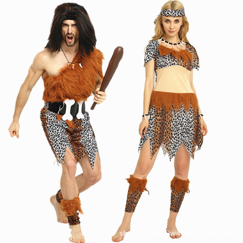 Halloween Native American Costume Set – Indigenous Warrior Outfit for Men & Women